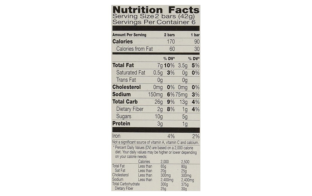 Nature Valley Crunchy Granola Bars, Apple Crisp   Box  253 grams